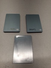 lot of 3 2Tb Seagate SRD00F1 Backup Plus Portable Drive  parts only picture