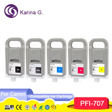 PFI707 PFI-707 PFI 707 Premium Color Compatible Ink Cartridge for  iPF 830 840 8 picture