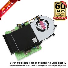 Dell OptiPlex 7050 MFF Micro 65W Cooling Fan Heatsink Assembly for CPU 35KV1 picture