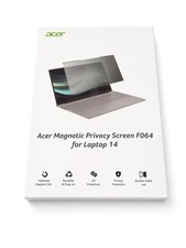 Acer Magnetic Privacy Screen F064 14” Laptop Filter Snap-Dual Sided Open Box picture