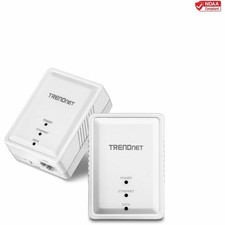 TRENDnet Powerline 500 AV Nano Adapter Kit, Includes 2 x TPL-406E Adapters, picture