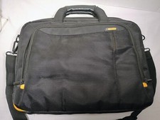 Targus Safeport Topload Computer Case Bag Black Orange Accents Excellent Cond picture