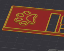Asus P5B DELUXE WIFI IO Backplate, 3D Printed Shield picture