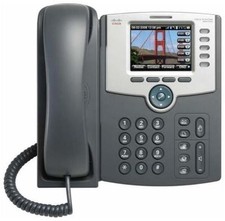 Cisco SPA525G2 Color Display 5-Line IP Office Phone w/Handset & Stand - In Box picture