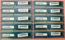 Lot 10x DDR3 RAM 4GB 240p 1600MHz PC3L-12800U-11-11-A1 Lenovo 03T6566 picture