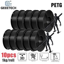 10KG GEEETECH PETG Filament Black 1.75mm 1KG/Spool 3D Printer Filaments picture