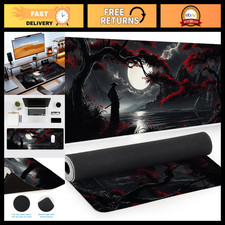 XL Extended Gaming Mouse Pad - Japanese Samurai Design, Non-Slip Rubber Base, 31 picture