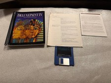 Commodore Amiga Deluxe Paint IV Manual and only Program Disk, not complete picture