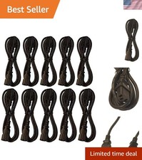 Efficient Pack of 10 6-foot C13 to C14 Power Cords - 10 Amps for Versatile Use picture