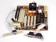 Elpina M571 3.2A + Intel Pentium MMX 233MHz + 128MB SDRAM - Motherboard CPU RAM picture