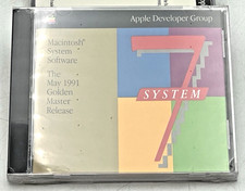 1991 APPLE DEVELOPER GROUP 7 MACITOSH SOFTWARE GOLDEN MASTER RELEASE NEW SEALED picture