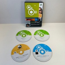 QuarkXPress 7 7.1 Mac Windows 4 Discs TESTED FAST SHIPPING picture