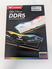 TEAMGROUP T-Force Delta RGB White 32GB 2x16GB DDR5 6000 CL30 XMP EXPO picture