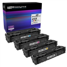 SPEEDY Compatible Toner Cartridge 410X HY 1 Black 1 Cyan 1 Magenta 1 Yellow 4PK picture