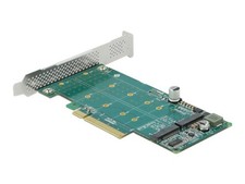 Delock PCI Express x8 Card to 2 x Internal NVMe M.2 Key M Bifurcation 89045 picture