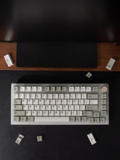 GMK Copy icon 8008 Grey White Keycap Cherry Profile ABS 111pcs/set picture