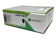 Original Lexmark 24B6717 Cyan Toner. New Sealed Box, We Ship Fast picture