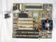 Asus SP97-V AMD K6-2 233MHz 16MB RAM motherboard ISA PCI tested mbdD15 picture
