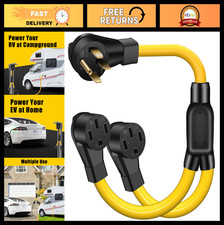 50 Amp Y Splitter Adapter Cord, 4 Prong 250V NEMA 14-50P to Dual 14-50R, 3FT Hea picture