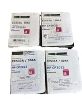 Mse Premium Toner Cartridge  HP CP2025 CC533A 304A Magenta Pink Lot Of 4 picture