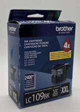 SEALED LC109BK Brother Genuine Ink Cartridges Black 1 Pack picture