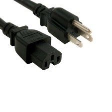 3-15FT AC Power Cord Cable NEMA 5-15P To C15 for Cisco HP Network Kettle Griddle picture