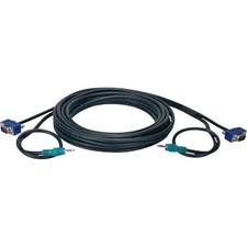 Qvs 10 High Performance Ultrathin Vga/Qxga Hdtv/Hd15 Cable With Audio picture