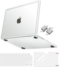 MacBook Air 15 inch Case M5 M4 M3 M2, Matte Clear Protective Hard Shell & Keyboa picture