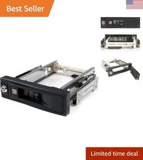 SATA Hot Swap Mobile Rack - 5.25in Trayless Drive Bay for 3.5in Drives - Durable picture