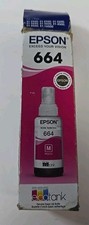 Genuine Epson 664 Ecotank Printer Ink Bottle  03/2020 Magenta Fast Shipping picture
