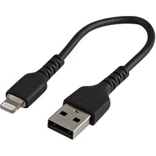 StarTech 6 inch/15cm Durable Black USB-A to Cable (rusbltmm15cmb) picture