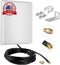 Antena de panel direccional para exteriores de largo alcance con cable de 10pies picture