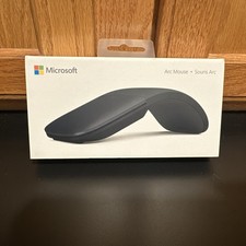 Microsoft Arc Mouse Bluetooth BlueTrack Technology 1000 DPI Black MODEL 1791. picture