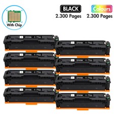 8PK CF410A BLACK Toner Fits for HP 410A LaserJet Pro M452dn MFP M477fnw M477fdw picture