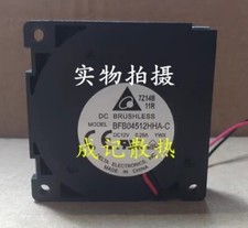 DELTA BFB04512HHA-C DC12V 0.26A 4.5CM 2-Wire Turbo Cooling Fan for 3D Printer picture