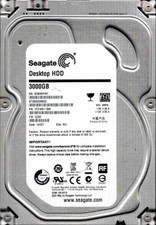 ST3000DM003 P/N: 1F216N-568 F/W: CC52 WU W30 09/2013 Seagate 3TB picture