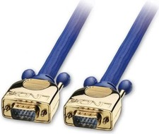 Lindy 37254 - Premium Gold VGA Cable • HD15M/M • 15m • Triple Shielded picture