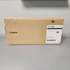 Canon PFI-706BK  Black 700ml Pigment Ink Tank 6681b001 Exp 2019 picture