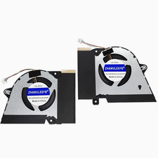 Replacement New Laptop CPU+GPU Cooling Fan for ASUS Rog Zephyrus G14 GA401I GA40 picture