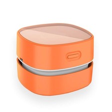 ODISTAR Desktop Vacuum cleaner,Mini table dust sweeper Energy Orange picture