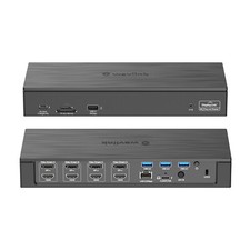 USB-C Docking Station Quad Monitor 4K 4x HDMI 4x DisplayPort Charging Port Hub picture