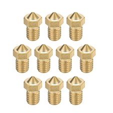 10 Pcs 0.25mm Brass 3D Printer Nozzle Fit V6 for 1.75mm Filament picture