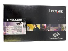 Lexmark Toner Cartridge C734A4KG Black for Lexmark C734 C736 X734 X736 X738 picture