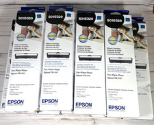 Epson FX-890 Series Black Ribbon Cartridge S015329 (9x) Genuine New Old Stock picture