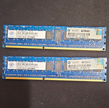 Nanya 8GB (2x4GB) DDR3 RDIMM PC3-10600R ECC Registered 240-Pin NT4GC72B4PB0NL-CG picture