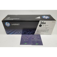 HP cb436a black toner cartridge 36A - New in Box picture