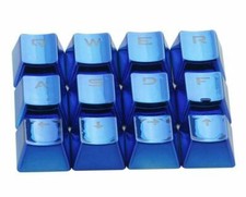 WASD Electroplat Keycaps For Cherry MX Mechanical Keyboard 12KEY With Key Puller picture
