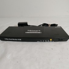 TESmart 2 Port KVM Switch HDMI Dual Monitor 4K 60Hz with USB Hub HKS0402A1U picture
