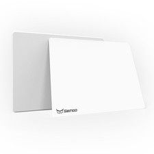 White Plastic Resin Hard Mouse Pad Premium Esports Waterproof Ultra Smooth No... picture