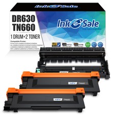 1PK DR630 Drum + 2PK TN660 Toner For Brother HL-L2320D HL-L2340DW HL-L2360DW picture